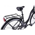 Mestský bicykel Fuzlu Dakota 28" 7prev. hliníkový čierny (9005)